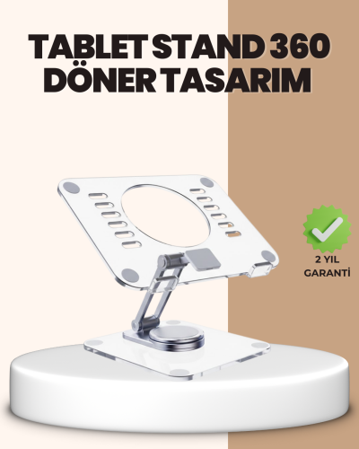 Taşınabilir Katlanır Tablet Braketi Masaüstü Stand