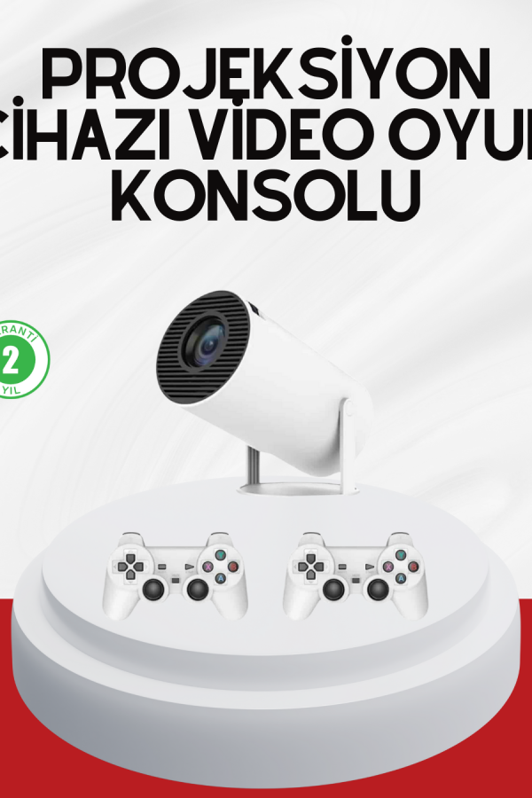 3D Oyun Destekli Kablosuz Ev Sinema Projeksiyon Cihazı