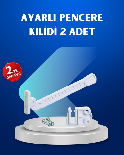 Pencere Güvenlik Kilidi Açılma Sınırlayıcı Aparat 2 Adet