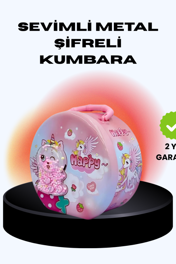 Mini Çocuk Para Kasası Gizli Saklama ve Birikim Kutusu