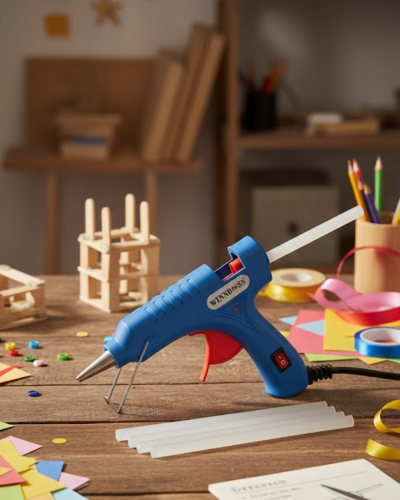 Ev ve El İşi Çalışmaları İçin 20W Silikon Tabancası 7.5 mm Uyumlu 5 Adet Hediye Silikon