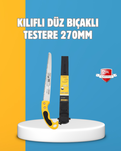 Düz Bıçaklı Budama Testeresi Kılıflı Güvenli Tasarım
