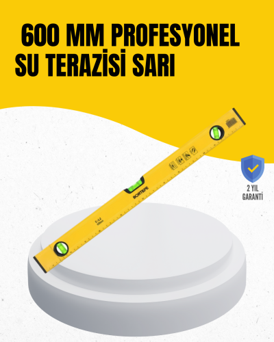 İnşaat ve Ev Kullanımı İçin 600 mm Su Terazisi