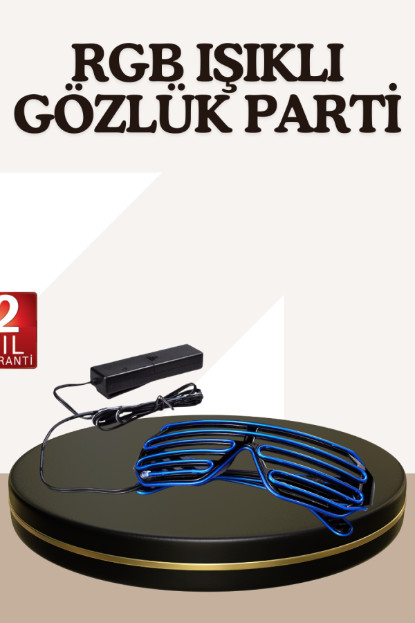 Gece Eğlenceleri İçin LED Işıklı Gözlük
