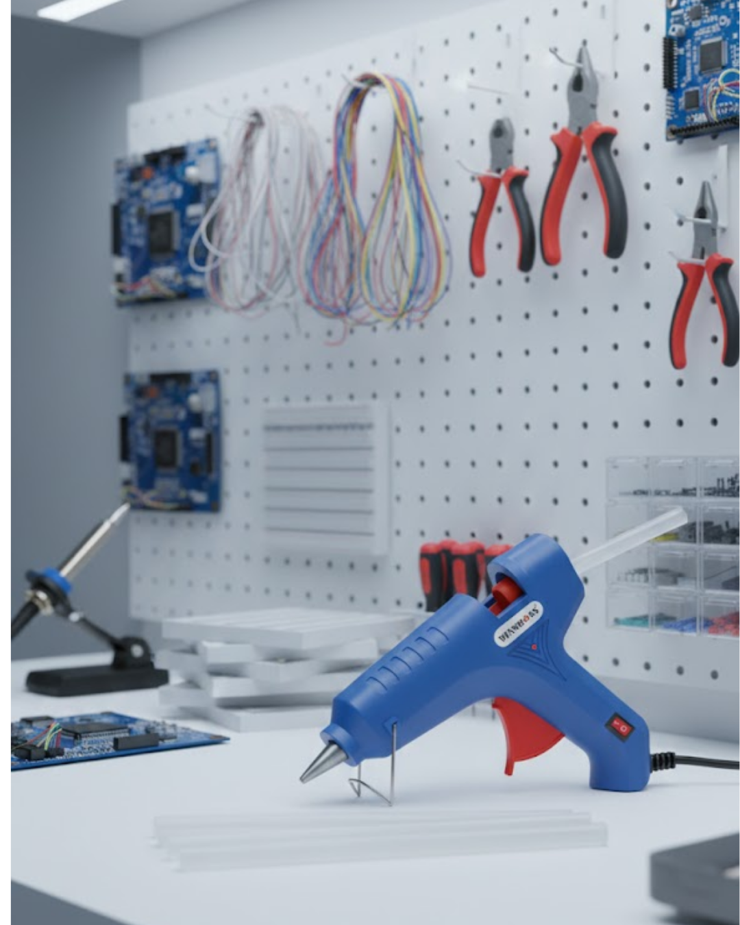 Hobi ve Tamir İşleri İçin 60 W Silikon Tabancası 11 mm 5 Silikon Hediyeli