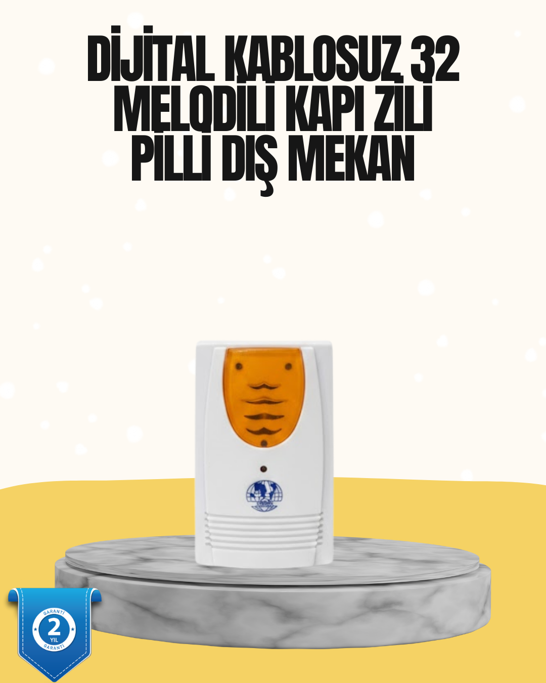 Kablosuz Kapı Zili Düzenli ve Konforlu Yaşam Alanları İçin