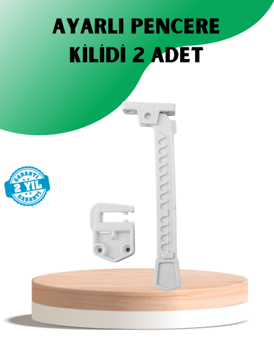 Emniyet Amaçlı Pencere Açılma Sınırlayıcı Aparat 2 Adet