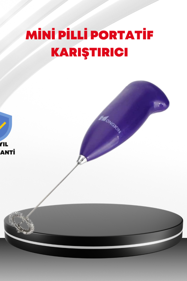 El Tipi Pratik Mikser – Kahve, Süt, Bebek Maması ve Yumurta Çırpıcı