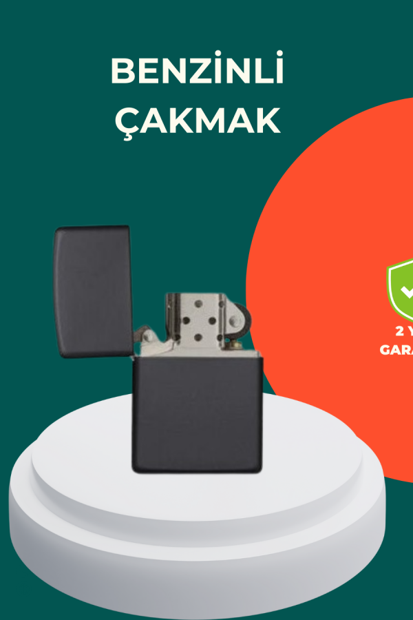 Çakmak Parlak Siyah Doldurulabilir Hedyelik Eşya