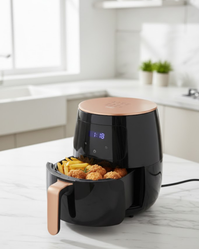 6 Litre Geniş Hazneli Air Fryer Yüksek Güçlü Sağlıklı Yağsız Pişirme
