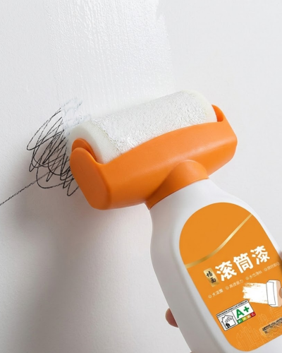 Hazneli Duvar Yama Fırçası Hızlı Kuruyan Rötuş Boya Silindiri