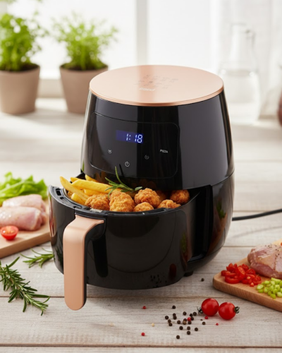 Dijital Dokunmatik Air Fryer 2400 Watt Güç ve Çok Fonksiyonlu Kullanım
