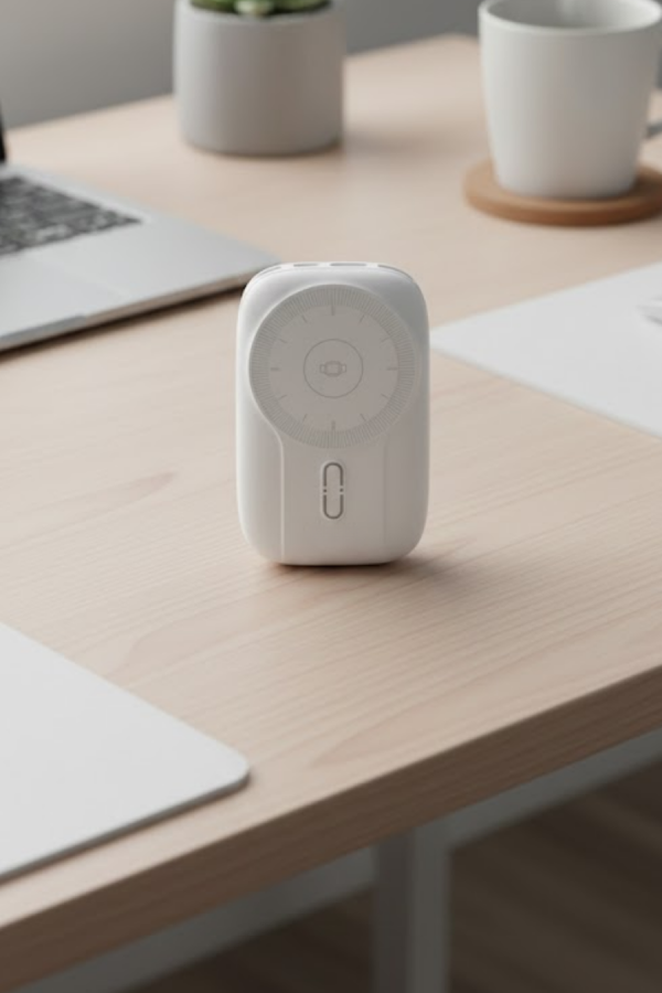 Kablosuz ve Kablolu Şarj Destekli 10000 mAh Taşınabilir Powerbank