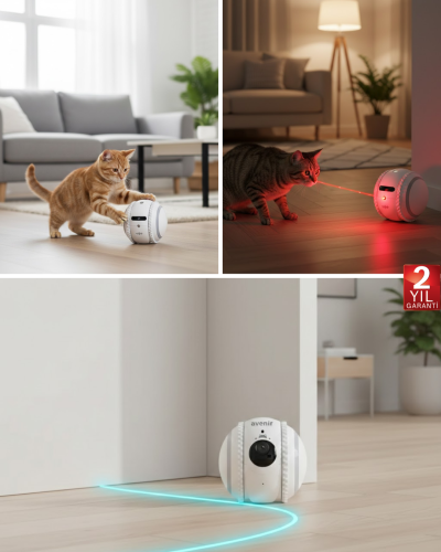 Evcil Hayvan ve Bebek Takip Kamerası Otomatik Şarj ve Muhafız Modu