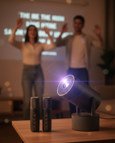 1080P Taşınabilir Projeksiyon WiFi Bluetooth Destekli