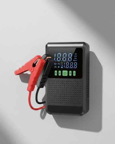 Taşınabilir Araç Akü Şarj Takviye Cihazı 150 PSI Dijital Kompresör