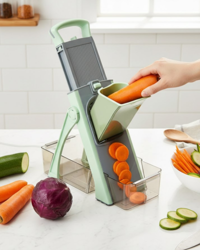 Güvenli Kullanımlı Paslanmaz Çelik Sebze Rendesi