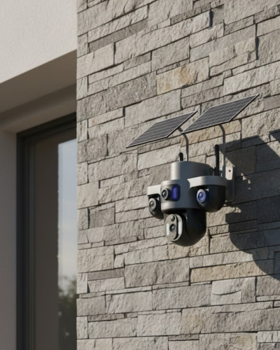 Kablosuz Solar IP Güvenlik Kamerası 12000mAh Bataryalı ve Hareket Algılamalı