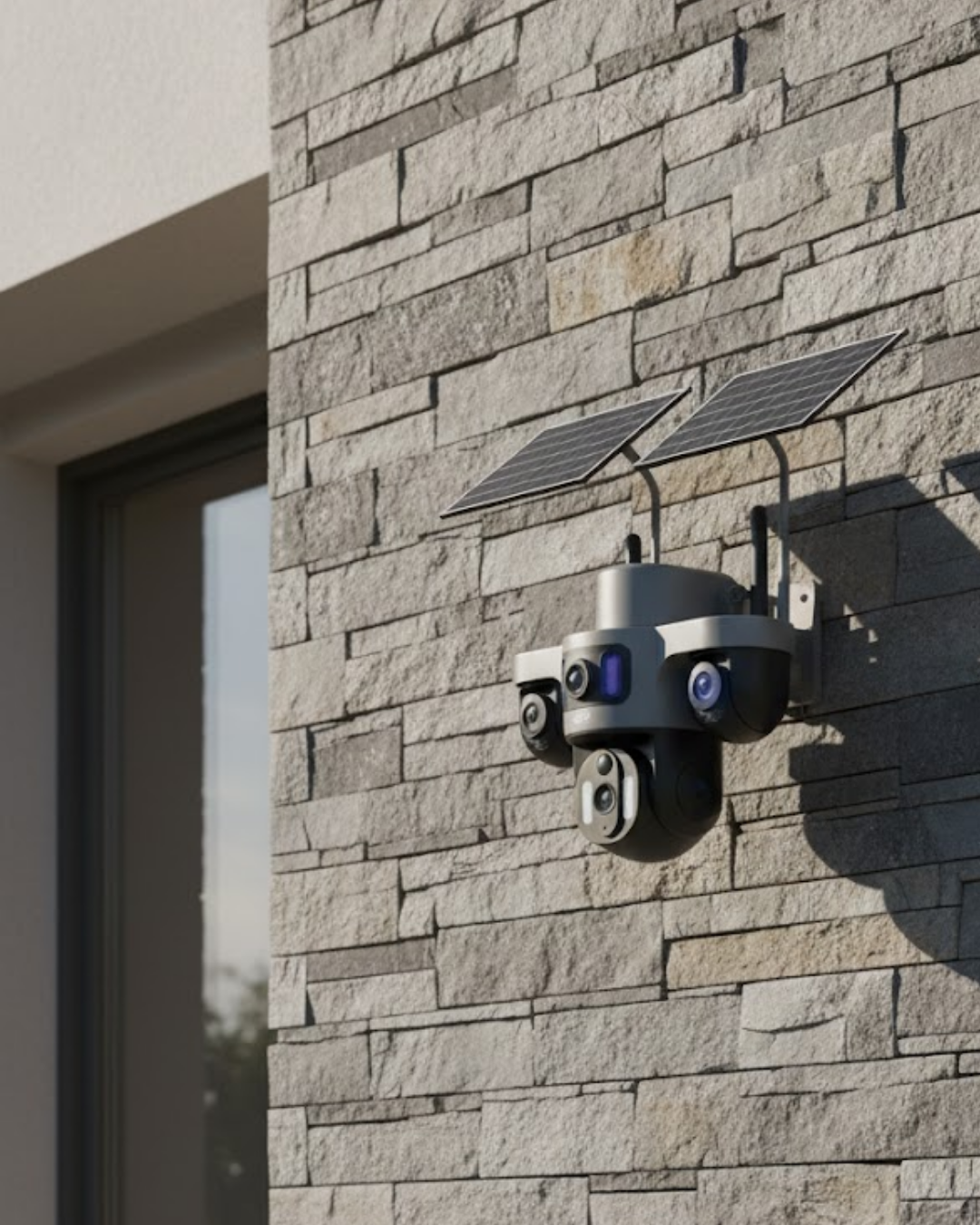 Kablosuz Solar IP Güvenlik Kamerası 12000mAh Bataryalı ve Hareket Algılamalı