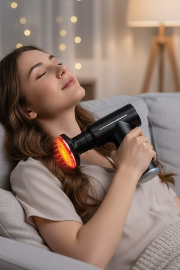 Spor Sonrası Kas Gevşetici Masaj Cihazı Çift Fonksiyonlu