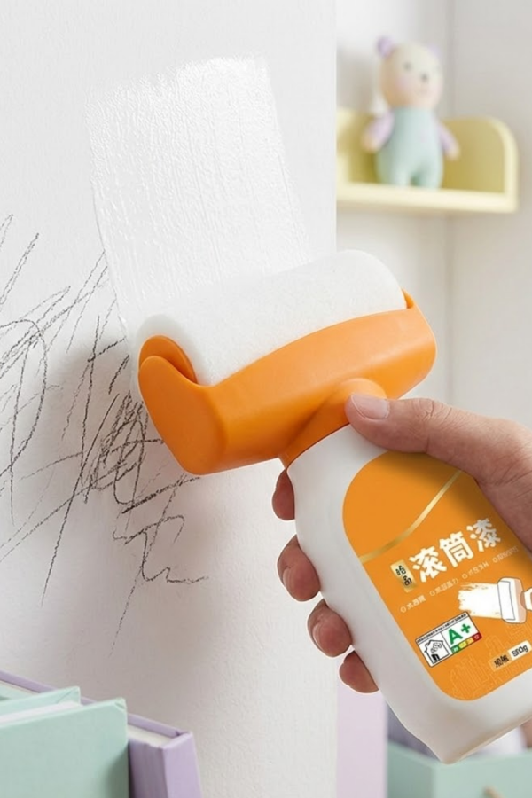 Küçük Duvar Hasar Onarım Rulosu Hazneli Hızlı Kuruyan Boya Fırçası