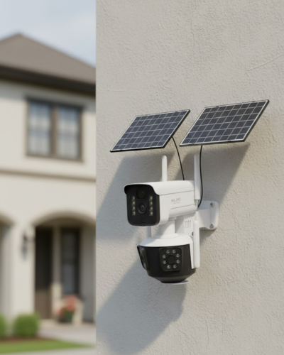Güneş Enerjili 4G IP Kamera Dış Mekan Uyumlu Hareket Algılamalı