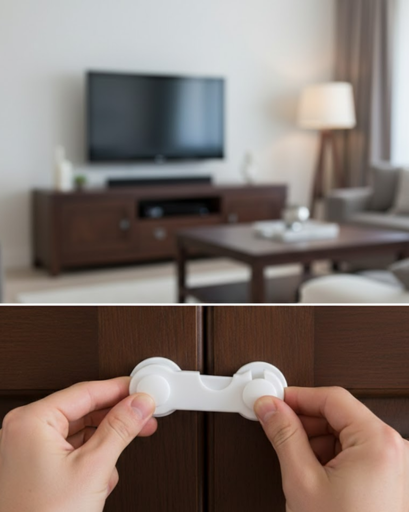 ÇOCUK GÜVENLİK KİLİDİ 4 ADET