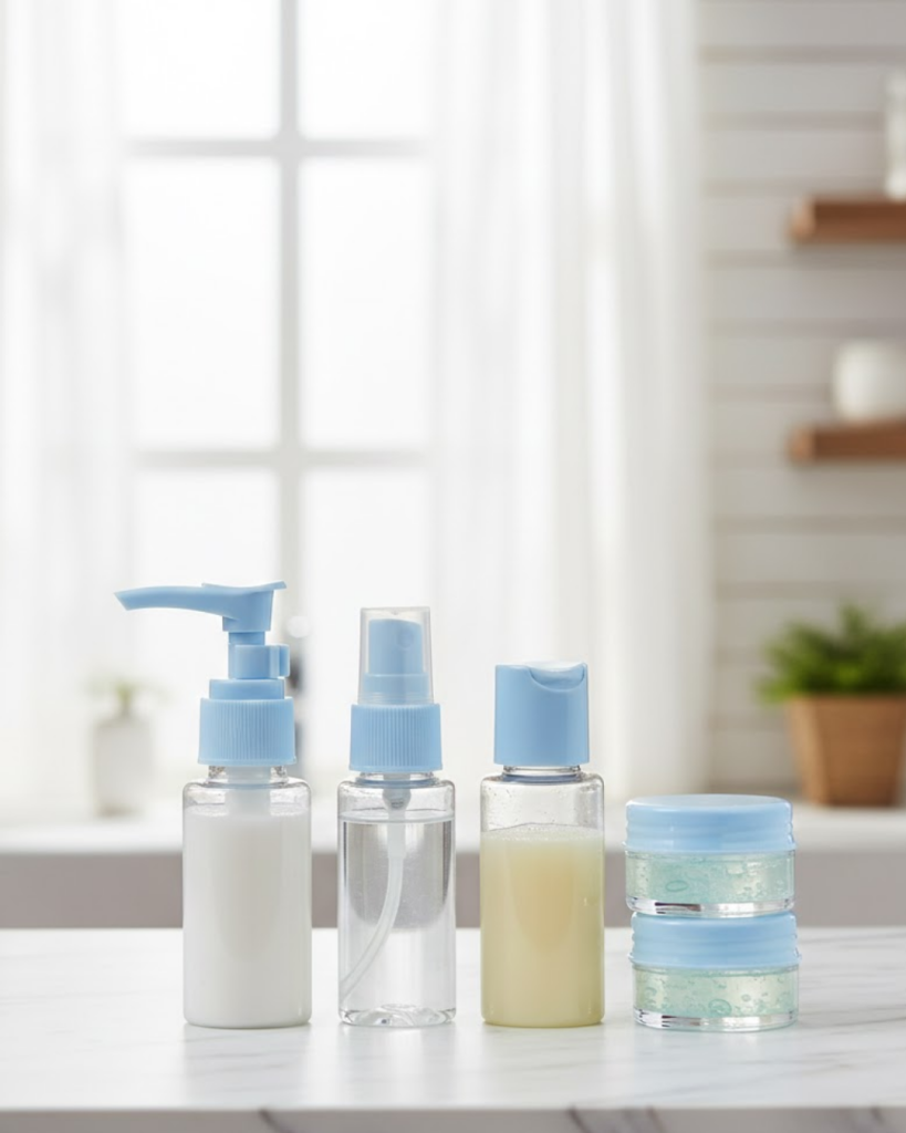 5Lİ SEYAHAT ŞİŞESİ MAVİ