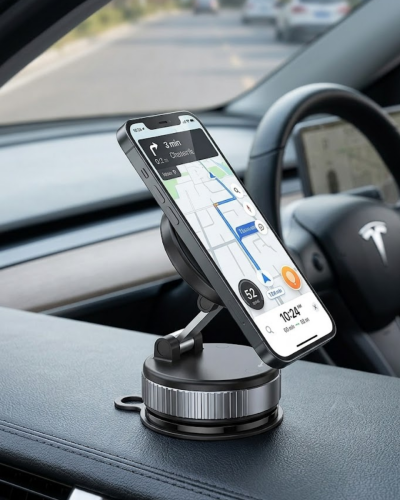 Manyetik Araç Telefon Tutucu 360° Döner Katlanabilir Telefon Standı