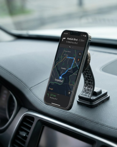 Katlanabilir Manyetik Araç Telefon Tutucu 360 Derece Döner Stand