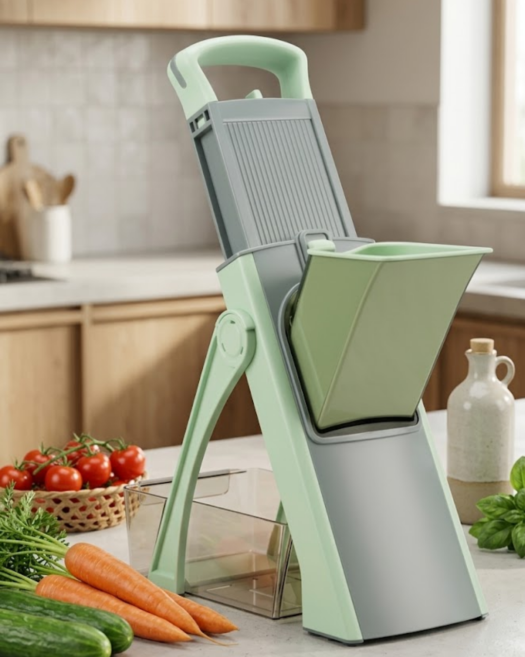 Kompakt Katlanabilir Paslanmaz Çelik Mutfak Rendesi