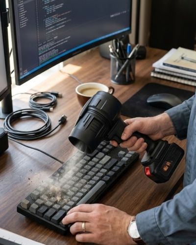 Şarjlı Hava Üfleyici Güçlü Motorlu Çok Amaçlı Temizlik Makinesi