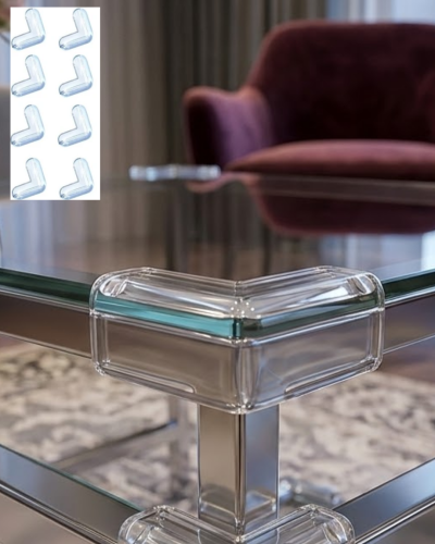 Şeffaf Masa Kenarı Koruyucu 8 Adet Mobilya Köşe Koruma Seti