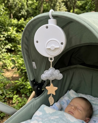 Bebekler İçin Müzikli Uyutucu Mekanik Sistemli Asılabilir Müzik Kutusu