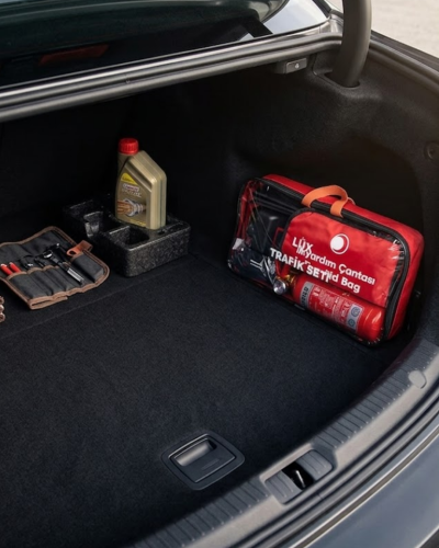 Araç İçi Güvenlik Trafik Seti Tam Donanımlı Acil Müdahale Paketi