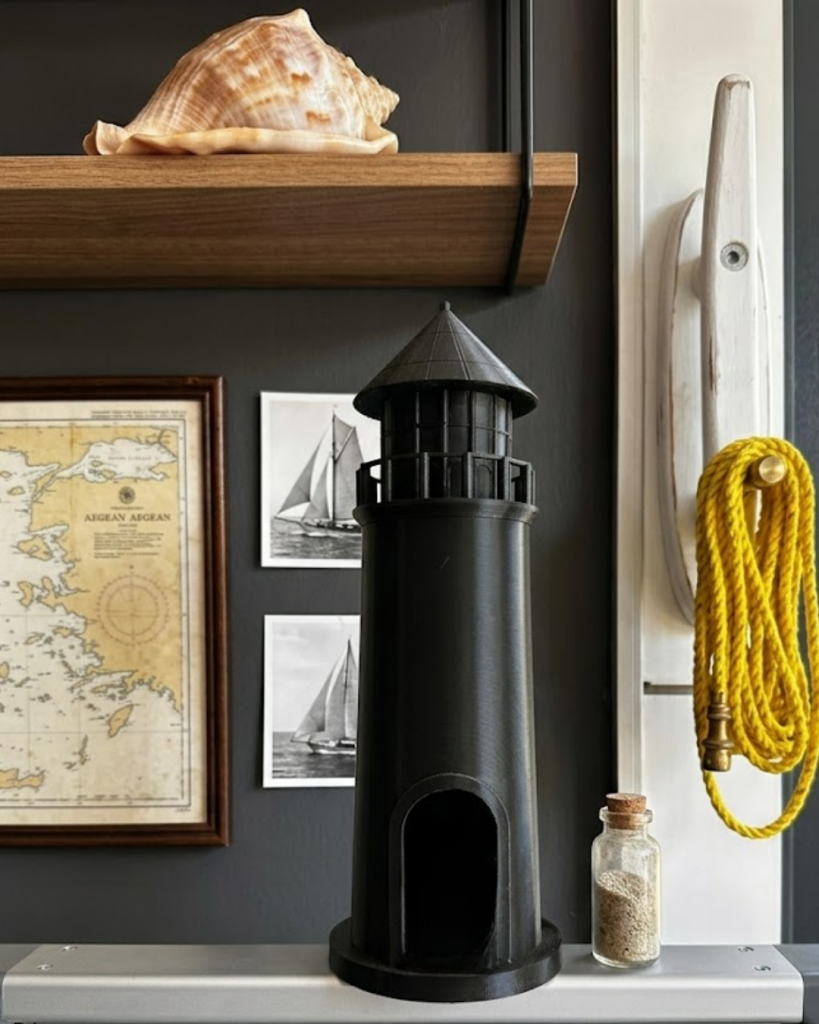 3D DENİZ FENERİ SİYAH