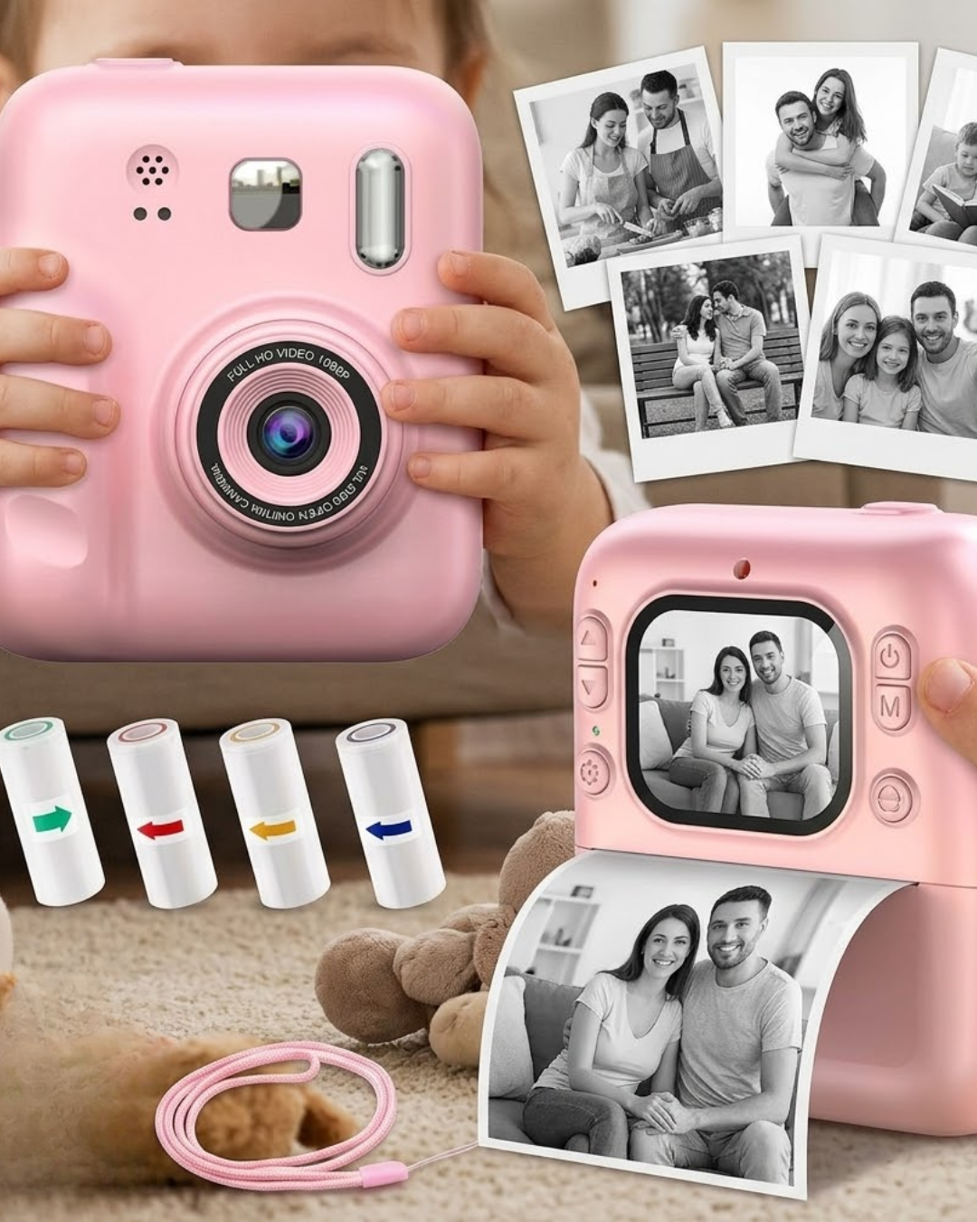 Y300H PRİNTER KAMERA PEMBE