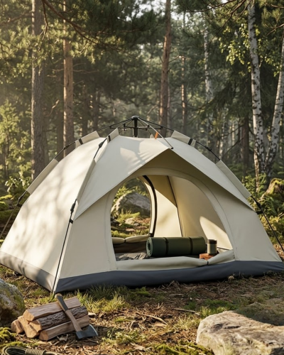 Otomatik Kamp Çadırı 200x150x120 cm Çift Katmanlı Kolay Kurulum Taşınabilir