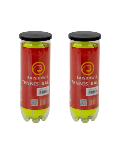 6’lı Tenis Topu Seti Dayanıklı Yüksek Zıplama Performans Topları
