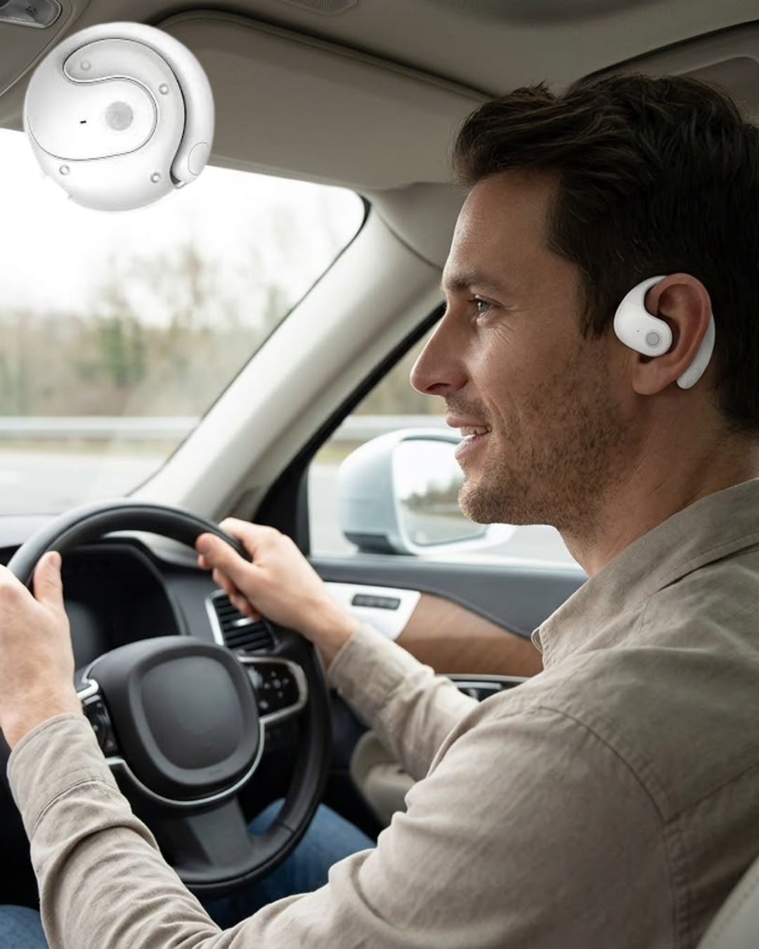 TWS Kablosuz Kulaklık Yüksek Ses Kalitesi ve Ergonomik Kulak Kancalı Tasarım