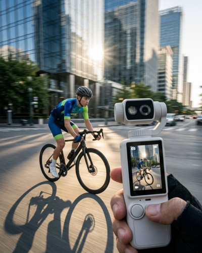 4K Ultra HD Taşınabilir Vlog Kamerası Otomatik Fokus ve 180 Derece Döner Lens