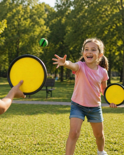 Catch Ball Set 2 Kişilik Top Yakalama Oyunu Çocuk Aktivite Seti