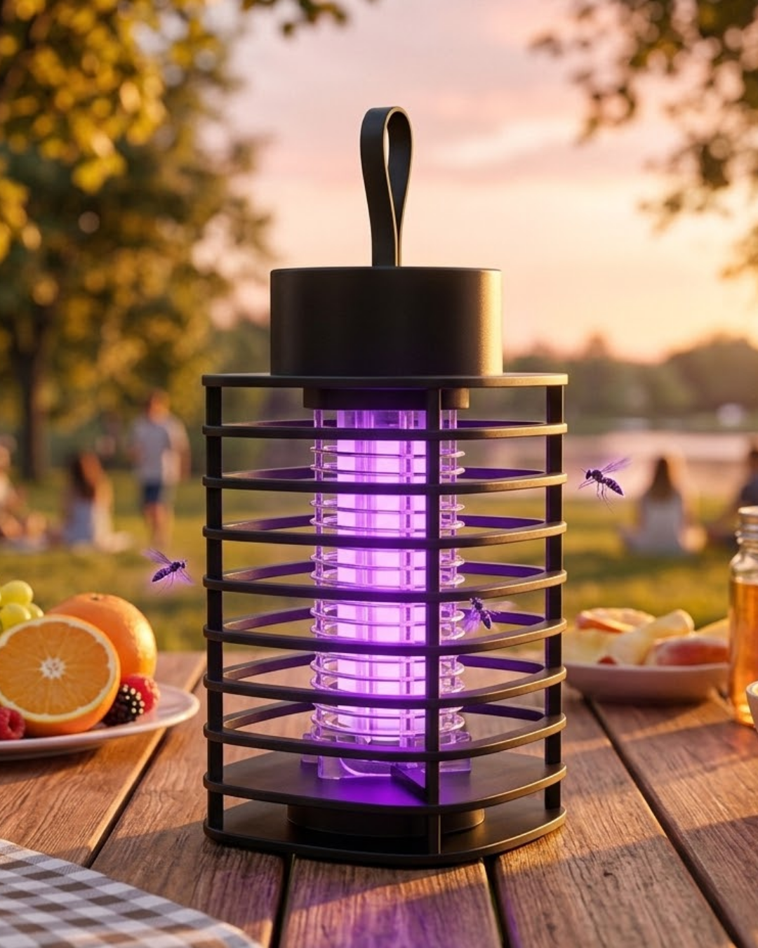 Elektrikli Sivrisinek Tuzak Lambası UV Işık Çekim Gücü ve Sessiz Çalışma