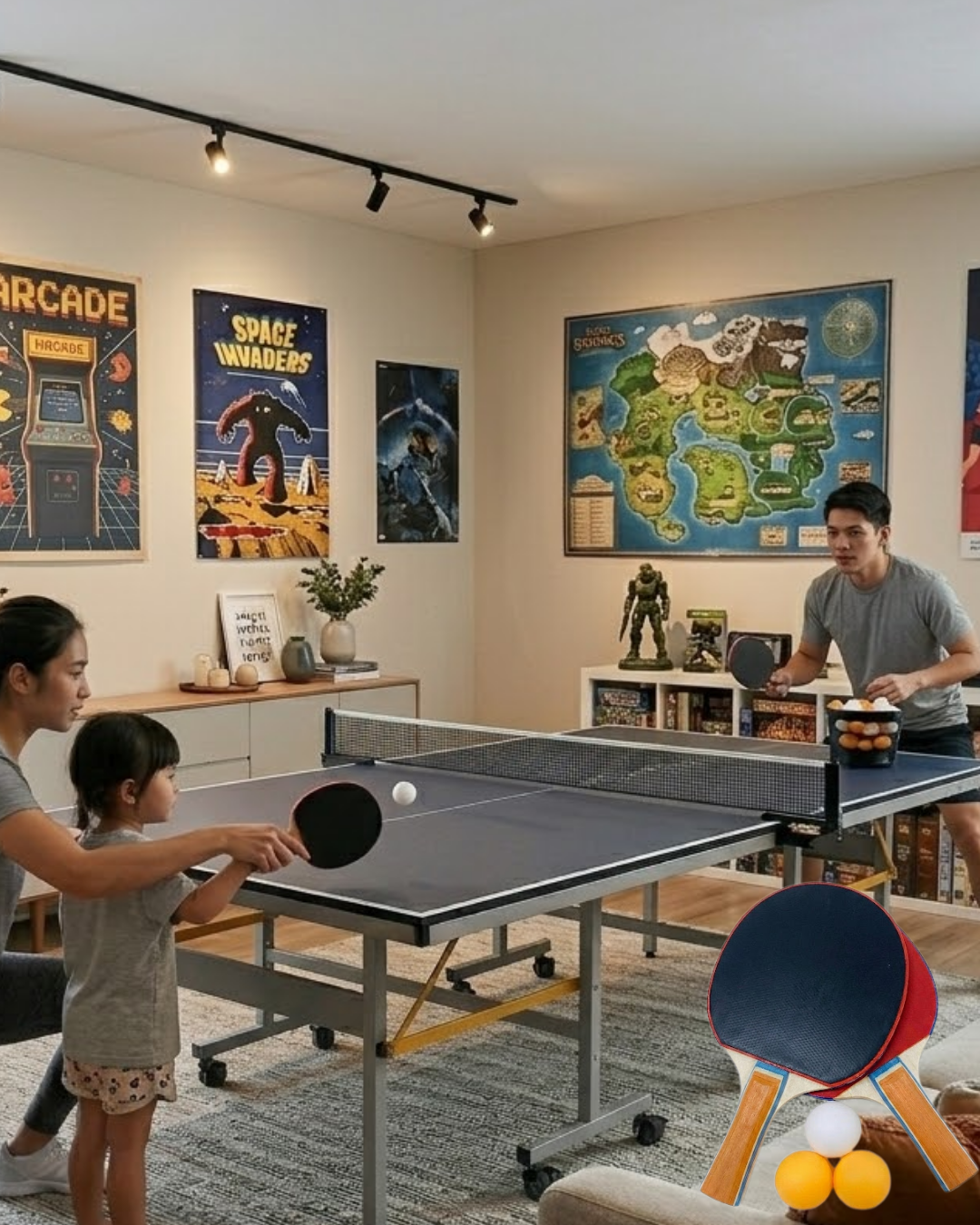 2 Raket 3 Top Masa Tenisi Seti Başlangıç ve Eğlence İçin İdeal