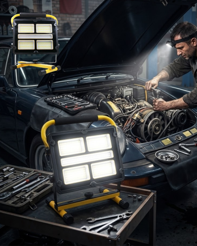 400 LED Süper Parlak Kamp Lambası Solar Şarjlı USB Çıkışlı Çok Amaçlı Aydınlatma