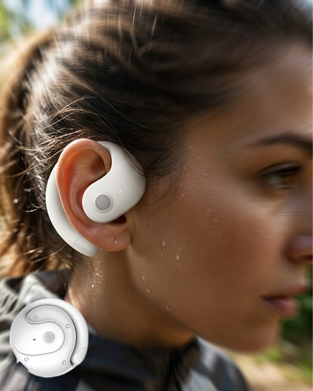 Spor İçin Kablosuz Kulaklık Kulak Kancalı Sabit Duruş ve Net Ses Performansı