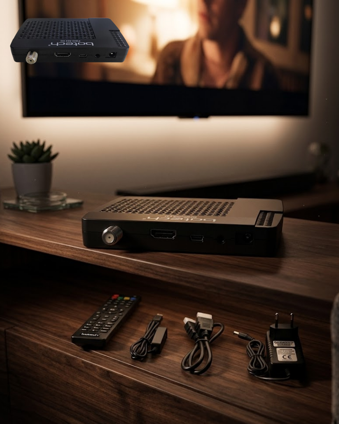 Yüksek Performanslı HD Uydu Alıcı Çoklu Dil Desteği USB Film İzleme Özelliği