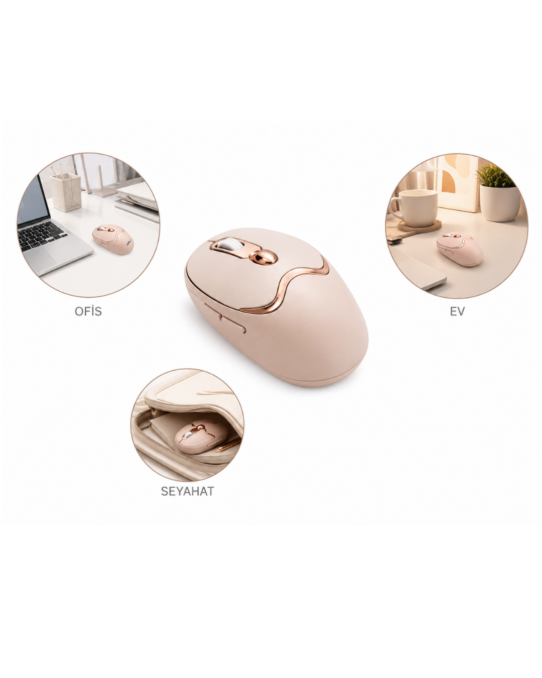 M02 MOUSE GOLD - Görsel 5
