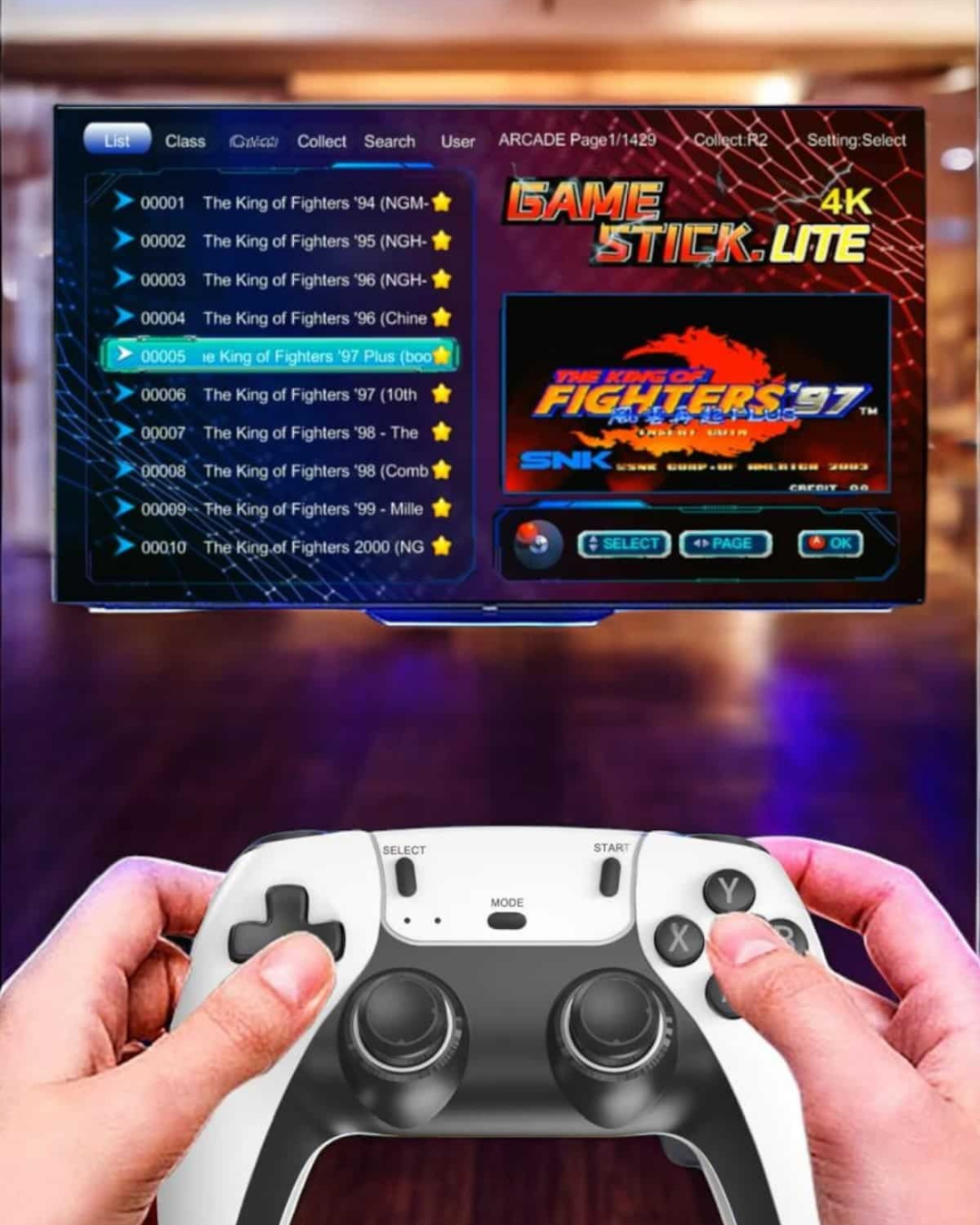 Joystick Çift Kollu Oyun Kolu Retro Oyun Yüksek Çözünürlüklü 3D Game - Görsel 5