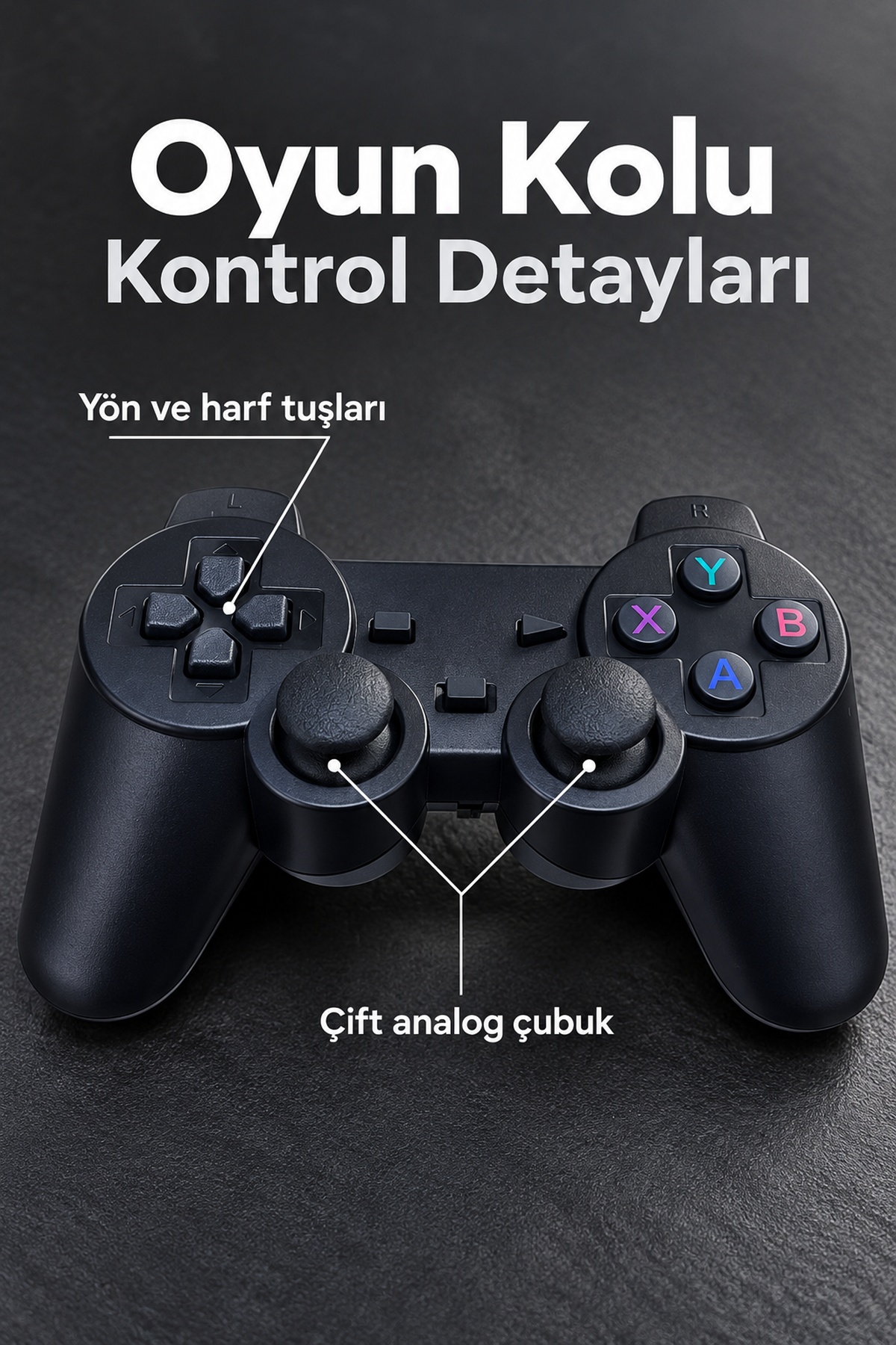 Çift Oyun Kollu HDMI TV Oyun Seti